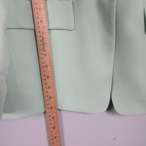 Storets Women's Blazer Scarlet Paperbag Waist Short Set Casual Turquoise S 754 - Picture 14 of 16